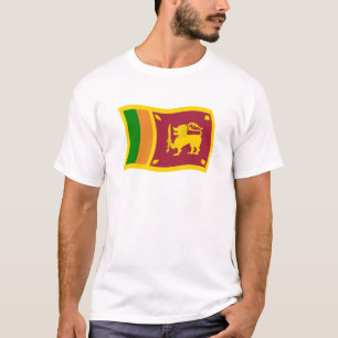 Camiseta de la bandera de Sri Lanka
