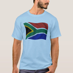 Camiseta de la bandera de Sudáfrica