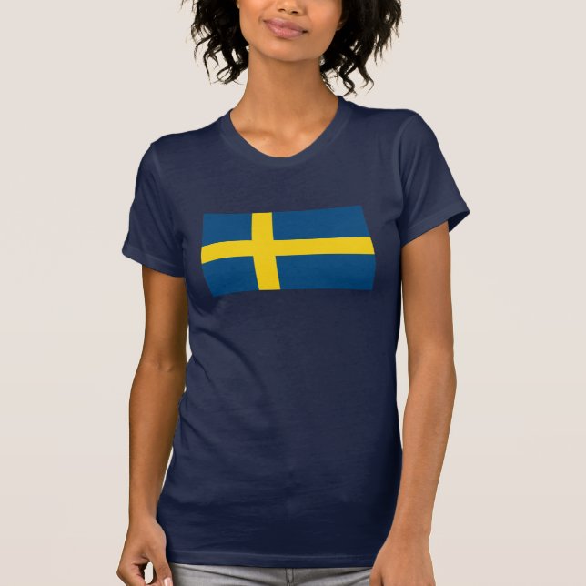 Camiseta de la bandera de Suecia (Anverso)