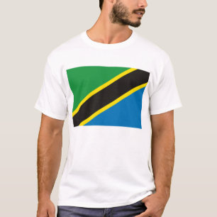 Camiseta de la bandera de Tanzania