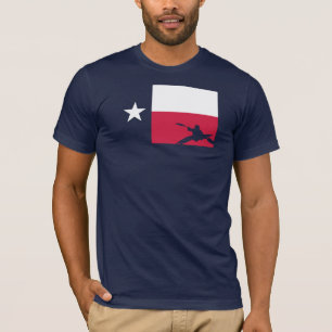 Camiseta de la bandera de Tejas - kajak