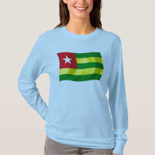 Camiseta de la bandera de Togo