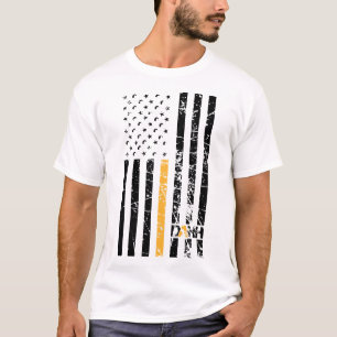 Camiseta de la bandera de toma de conciencia de DA