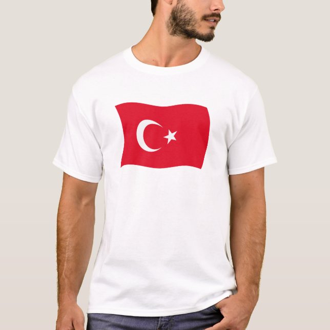 Camiseta de la bandera de Turquía (Anverso)