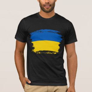 Camiseta de la bandera de Ucrania