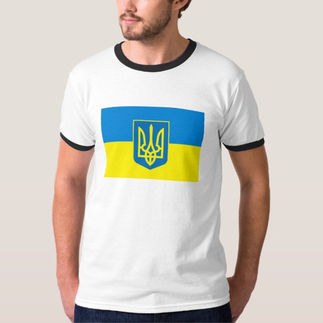 Camiseta de la bandera de Ucrania (Anverso)
