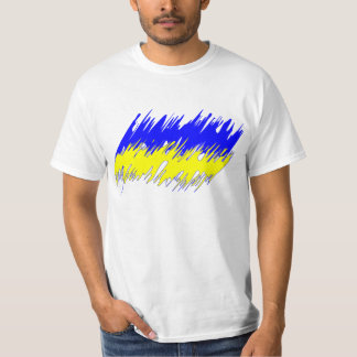 Camiseta de la bandera de Ucrania