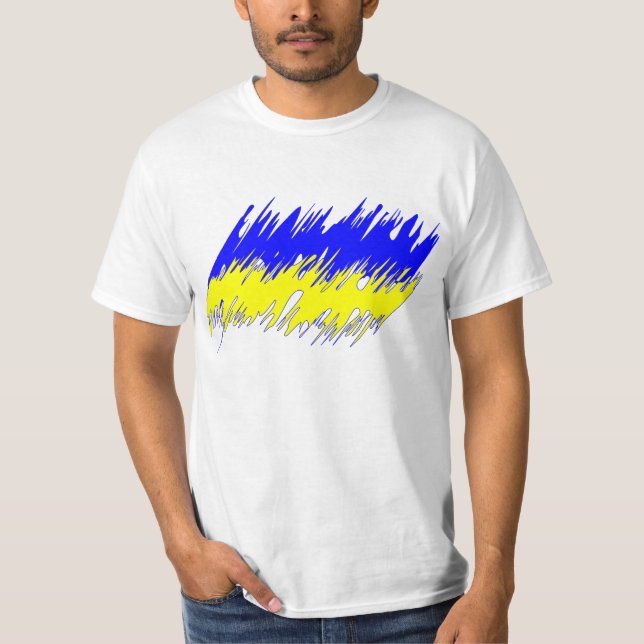 Camiseta de la bandera de Ucrania (Anverso)