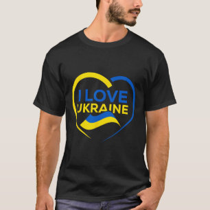 Camiseta de la bandera de Ucrania en apoyo a Ucran