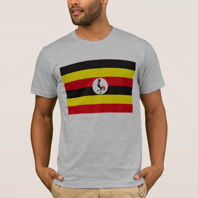 Camiseta de la bandera de Uganda (Anverso)