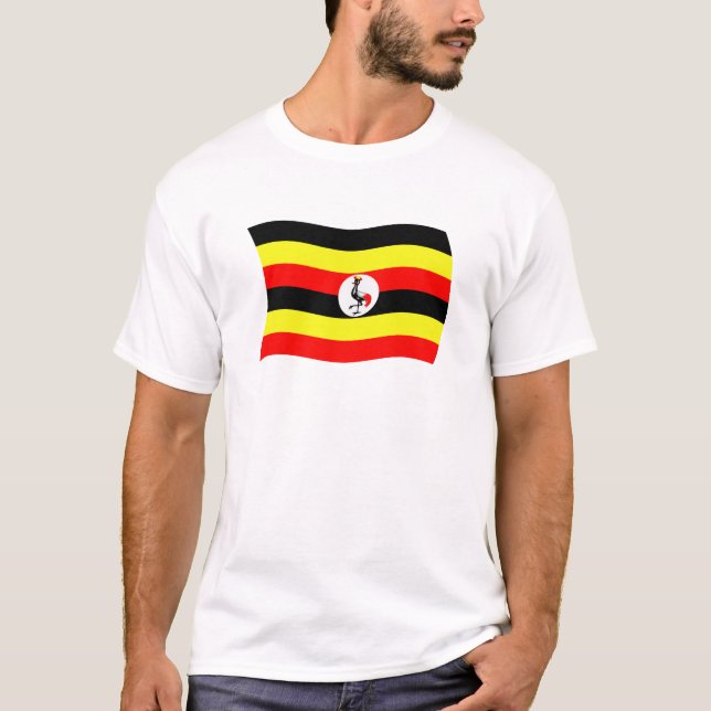 Camiseta de la bandera de Uganda (Anverso)