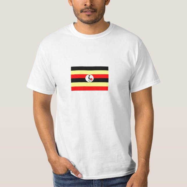 Camiseta de la bandera de Uganda (Anverso)