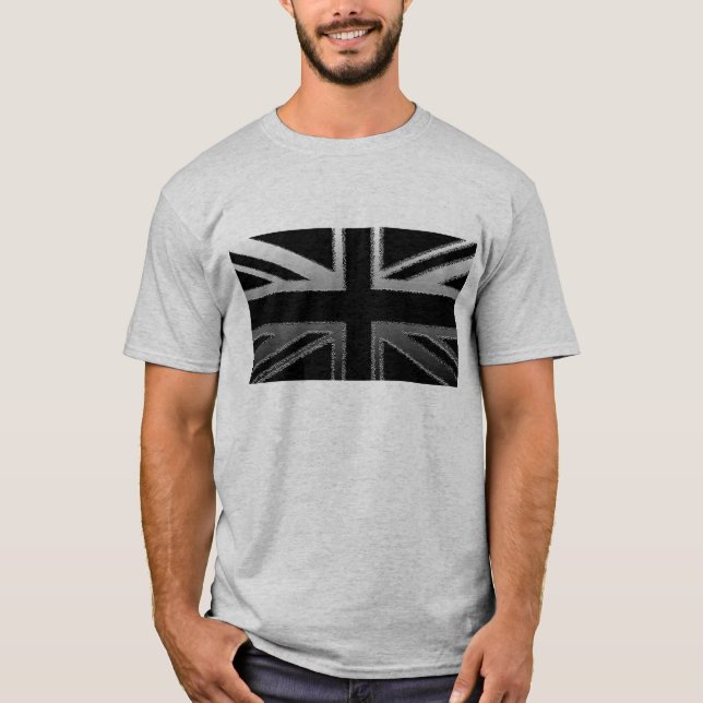 Camiseta de la bandera de Union Jack de los (Anverso)