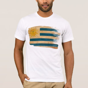 Camiseta de la bandera de Uruguay