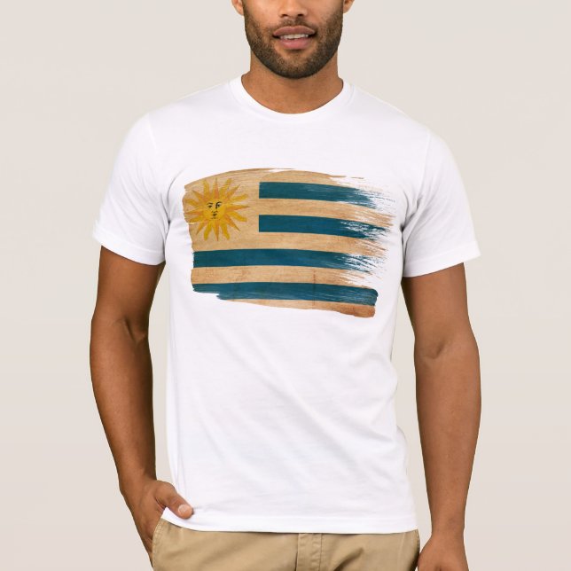 Camiseta de la bandera de Uruguay (Anverso)