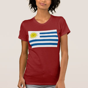 Camiseta de la bandera de Uruguay