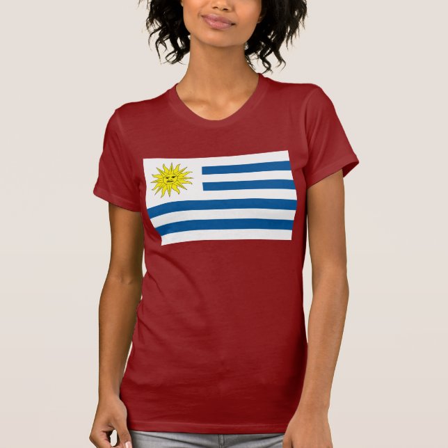 Camiseta de la bandera de Uruguay (Anverso)