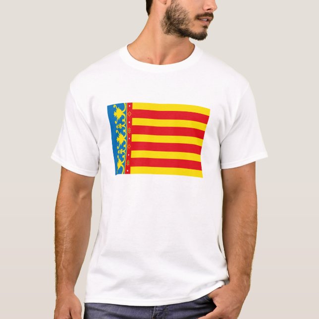 Camiseta de la bandera de Valencia (Anverso)