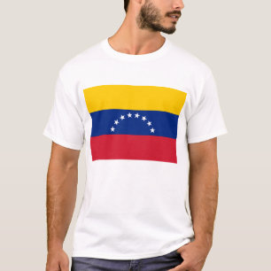 Camiseta de la bandera de Venezuela, bandera venez
