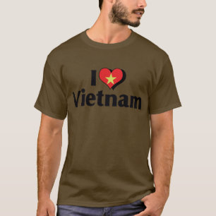 Camiseta de la bandera de Vietnam que amo