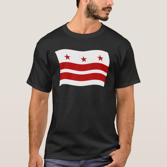 Camiseta de la bandera de Washington D.C. (Anverso)