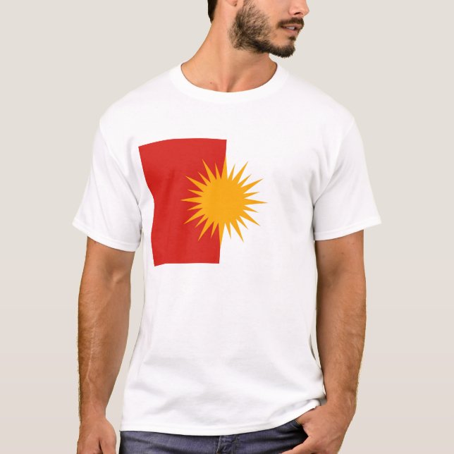 Camiseta de la bandera de Yezidi (Anverso)