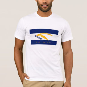 Camiseta de la bandera del atolón de Johnston