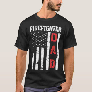 Camiseta de la bandera del bombero Regalo Día del 
