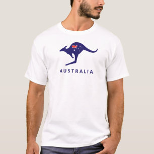 CAMISETA DE LA BANDERA DEL CANGURO DE AUSTRALIA