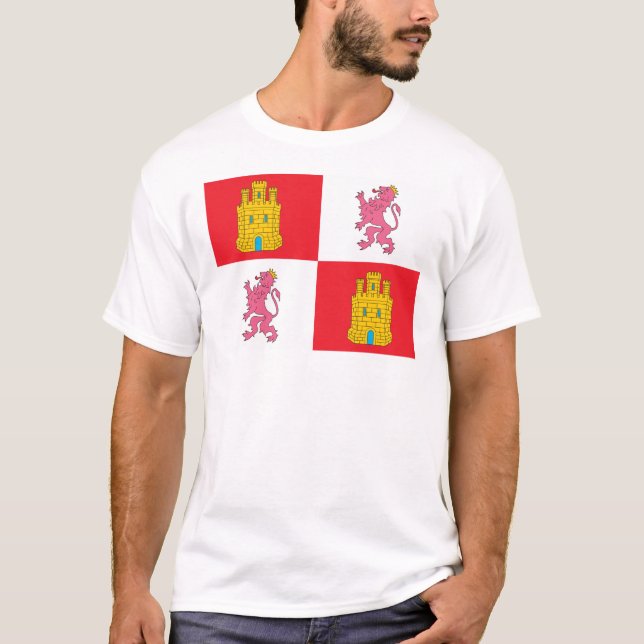 Camiseta de la bandera del Castile y de León (Anverso)
