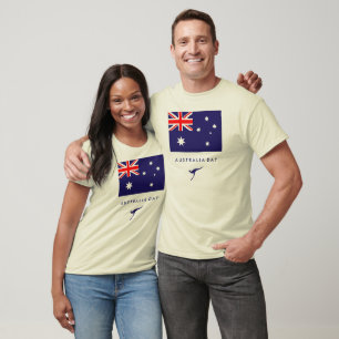 Camiseta de la bandera del día de Australia