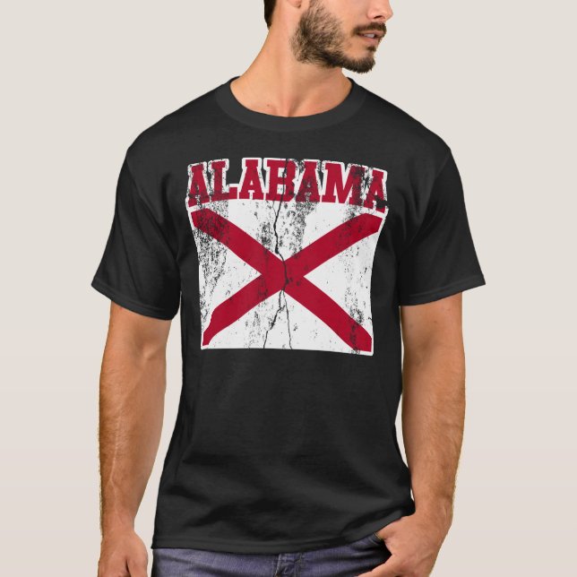 Camiseta de la bandera del estado de Alabama (Anverso)