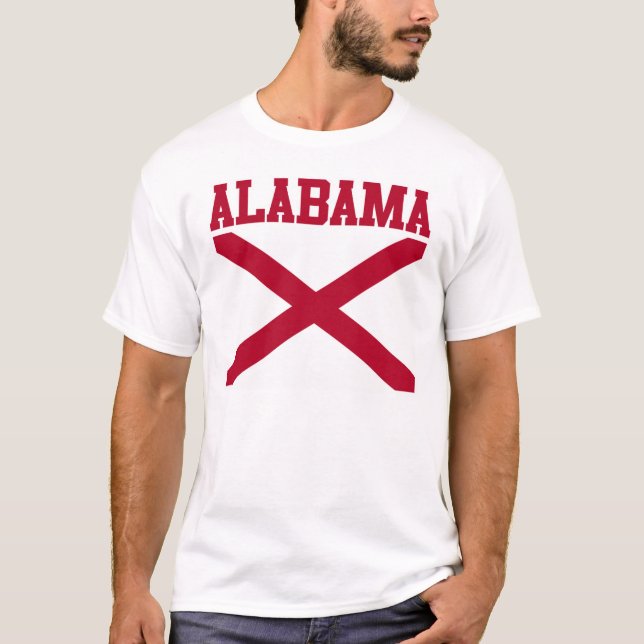 Camiseta de la bandera del estado de Alabama (Anverso)