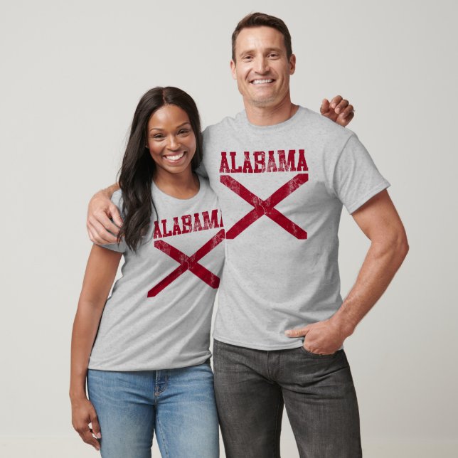 Camiseta de la bandera del estado de Alabama (con  (Unisexo)