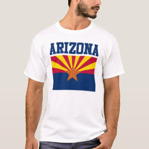 Camiseta de la bandera del estado de Arizona