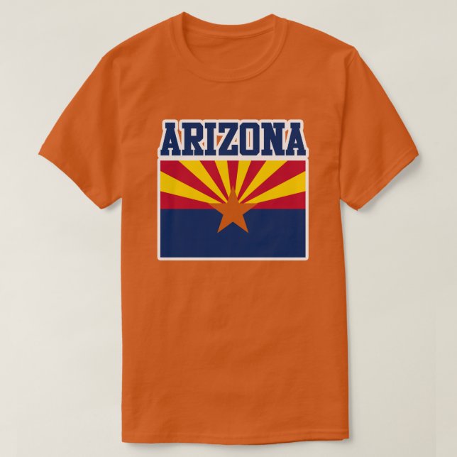 Camiseta de la bandera del estado de Arizona (Diseño del anverso)