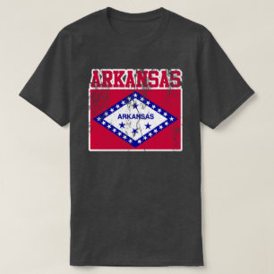 Camiseta de la bandera del estado de Arkansas