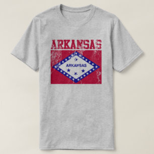 Camiseta de la bandera del estado de Arkansas