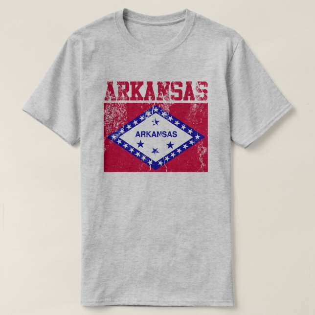 Camiseta de la bandera del estado de Arkansas (Diseño del anverso)