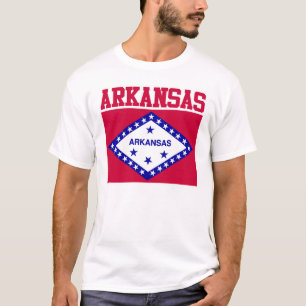 Camiseta de la bandera del estado de Arkansas