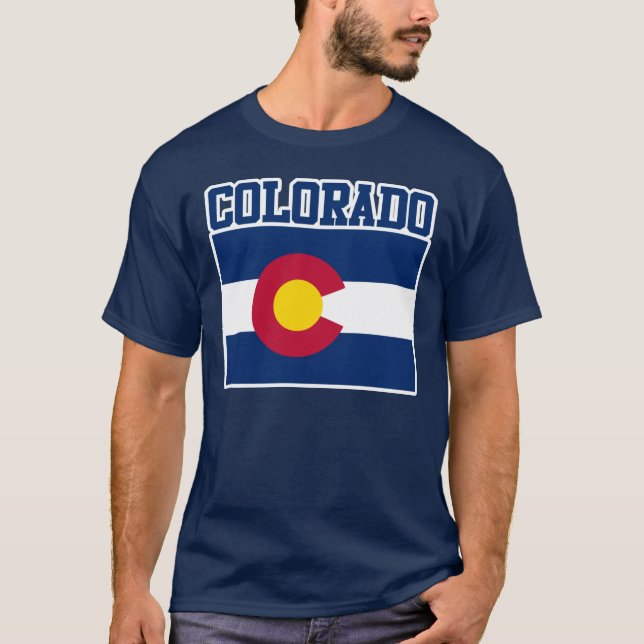 Camiseta de la bandera del estado de Colorado (Anverso)