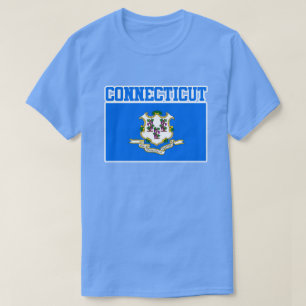 Camiseta de la bandera del estado de Connecticut