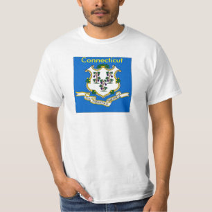 Camiseta de la bandera del estado de Connecticut