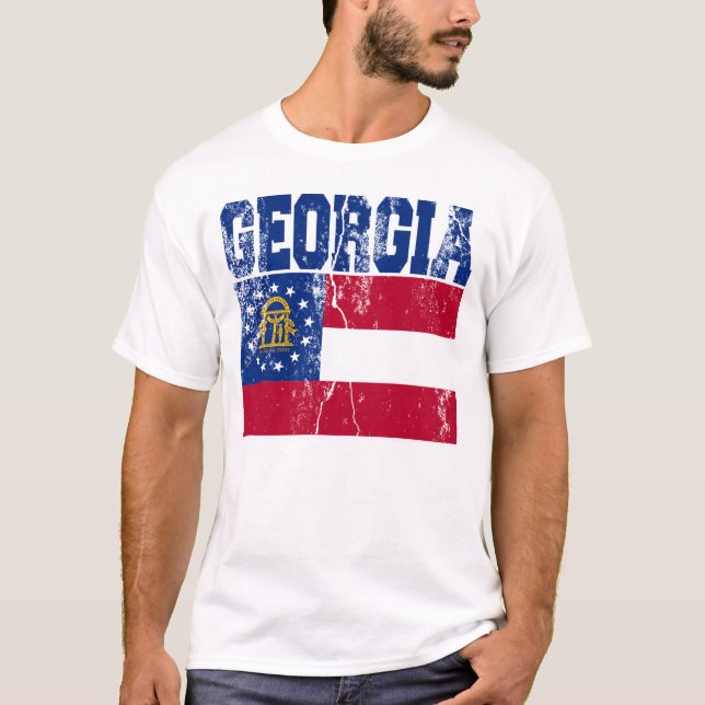 Camiseta de la bandera del estado de Georgia (Anverso)