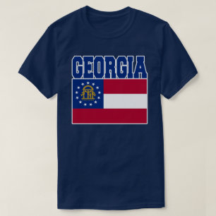 Camiseta de la bandera del estado de Georgia