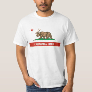 Camiseta de la bandera del estado de la cerveza de