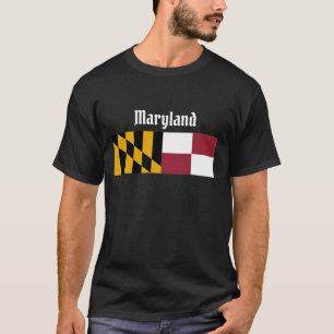 Camiseta de la bandera del estado de Maryland