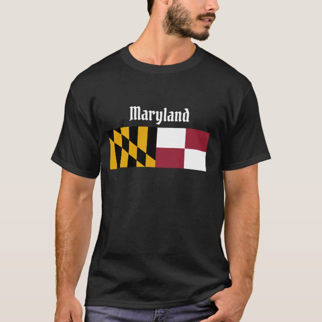 Camiseta de la bandera del estado de Maryland (Anverso)