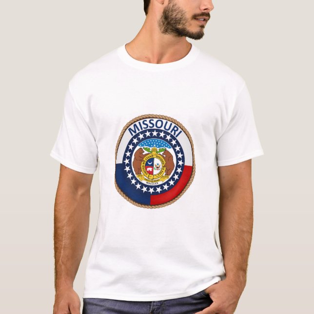 Camiseta de la bandera del estado de Misuri (Anverso)