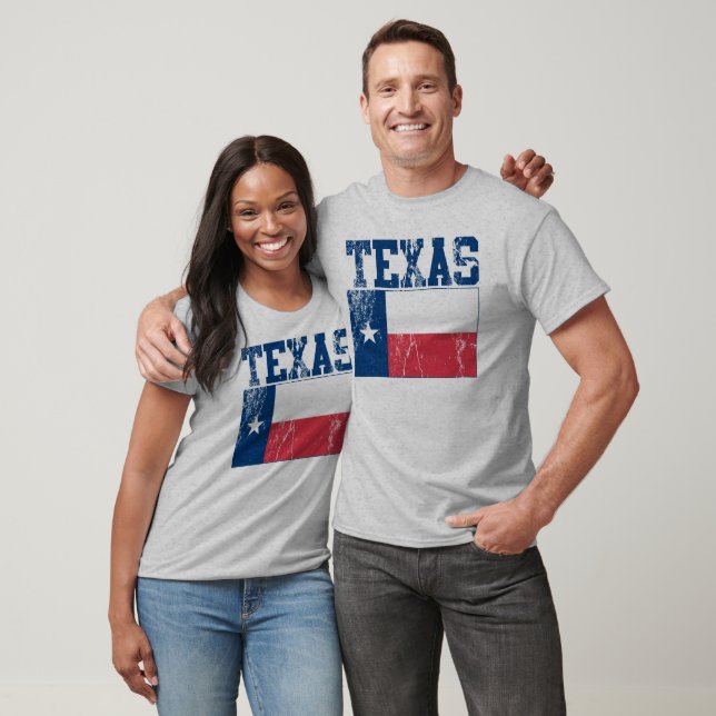 Camiseta de la bandera del estado de Texas (con pr (Unisexo)